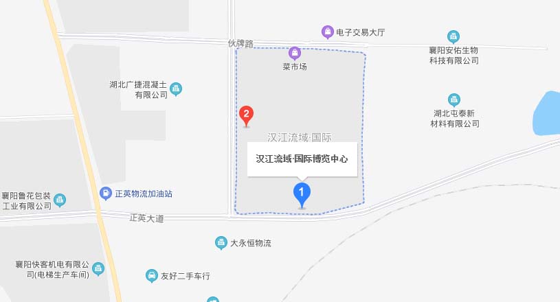 襄阳家博会交通路线地图